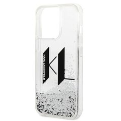 Karl Lagerfeld KLHCP14LLBKLCS skirtas iPhone 14 Pro, skaidrus kaina ir informacija | Telefono dėklai | pigu.lt