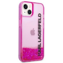 Karl Lagerfeld KLHCP14SLCKVF для iPhone 14, розовый цена и информация | Чехлы для телефонов | pigu.lt