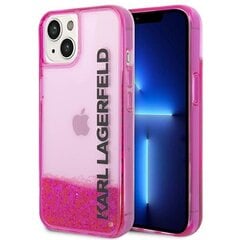 Karl Lagerfeld KLHCP14SLCKVF для iPhone 14, розовый цена и информация | Чехлы для телефонов | pigu.lt