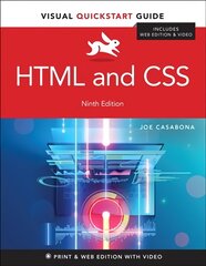 HTML and CSS: Visual QuickStart Guide 9th edition цена и информация | Книги по экономике | pigu.lt