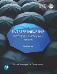 Entrepreneurship: Successfully Launching New Ventures, Updated Global Edition 6th edition kaina ir informacija | Ekonomikos knygos | pigu.lt