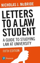 Letters to a Law Student 5th edition цена и информация | Книги по экономике | pigu.lt