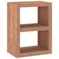 Šoninis staliukas, 45x30x60cm, tikmedžio medienos masyvas kaina ir informacija | Kavos staliukai | pigu.lt