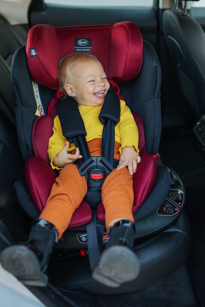 Automobilinė kėdutė 4Baby Space-Fix, 0-36 kg, grey kaina ir informacija | Autokėdutės | pigu.lt