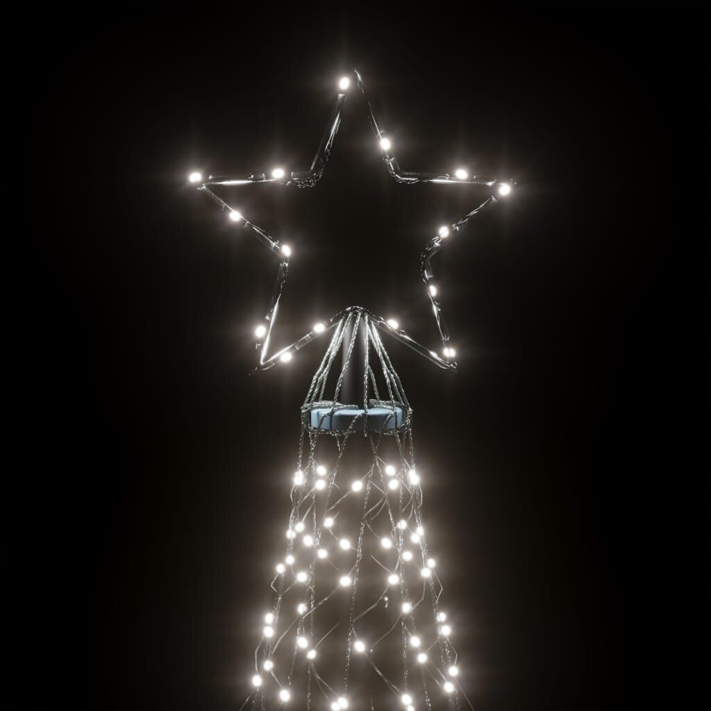 LED Kalėdų eglutė su kuoliuku, 3000LED, 800cm kaina ir informacija | Eglutės, vainikai, stovai | pigu.lt