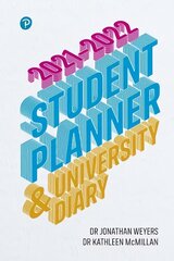 Student Planner and University Diary 2021-2022 цена и информация | Книги по социальным наукам | pigu.lt