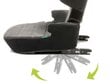 Automobilinė kėdutė 4Baby Euro-Fix, 15-36 kg, grey kaina ir informacija | Autokėdutės | pigu.lt