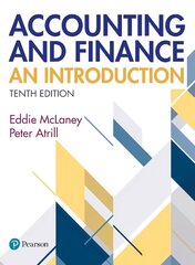 Accounting and Finance: An Introduction 10th edition kaina ir informacija | Ekonomikos knygos | pigu.lt