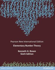 Elementary Number Theory: Pearson New International Edition 6th edition kaina ir informacija | Ekonomikos knygos | pigu.lt