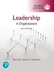 Leadership in Organizations, Global Edition 9th edition kaina ir informacija | Ekonomikos knygos | pigu.lt