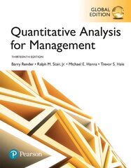 Quantitative Analysis for Management, Global Edition 13th edition kaina ir informacija | Ekonomikos knygos | pigu.lt