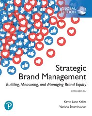 Strategic Brand Management: Building, Measuring, and Managing Brand Equity, Global Edition 5th edition kaina ir informacija | Ekonomikos knygos | pigu.lt