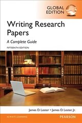 Writing Research Papers: A Complete Guide, Global Edition 15th edition цена и информация | Книги по социальным наукам | pigu.lt