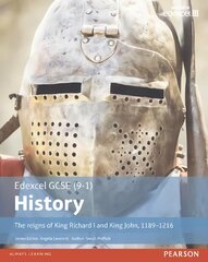 Edexcel GCSE (9-1) History The reigns of King Richard I and King John, 1189-1216 Student Book, Student Book kaina ir informacija | Knygos paaugliams ir jaunimui | pigu.lt