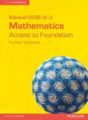 Edexcel GCSE (9-1) Mathematics - Access to Foundation Workbook: Number (Pack   of 8) цена и информация | Книги для подростков и молодежи | pigu.lt