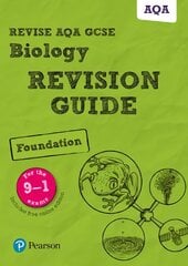 Pearson Revise AQA GCSE (9-1) Biology Foundation Revision Guide: for home learning, 2022 and 2023 assessments and exams kaina ir informacija | Knygos paaugliams ir jaunimui | pigu.lt