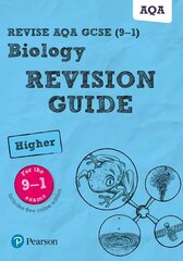 Pearson Revise AQA GCSE (9-1) Biology Higher Revision Guide: for home learning, 2022 and 2023 assessments and exams, Higher kaina ir informacija | Knygos paaugliams ir jaunimui | pigu.lt