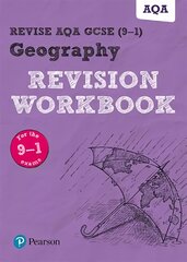 Pearson REVISE AQA GCSE (9-1) Geography Revision Workbook: for home learning, 2022 and 2023 assessments and exams цена и информация | Книги для подростков  | pigu.lt