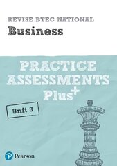 Pearson REVISE BTEC National Business Practice Assessments Plus U3: for home learning, 2022 and 2023 assessments and exams цена и информация | Книги по экономике | pigu.lt
