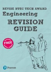 Pearson REVISE BTEC Tech Award Engineering Revision Guide: for home learning, 2022 and 2023 assessments and exams kaina ir informacija | Socialinių mokslų knygos | pigu.lt