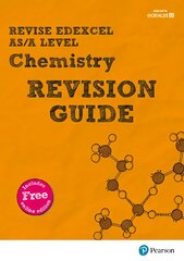 Pearson REVISE Edexcel AS/A Level Chemistry Revision Guide: for home learning, 2022 and 2023 assessments and exams цена и информация | Книги по экономике | pigu.lt