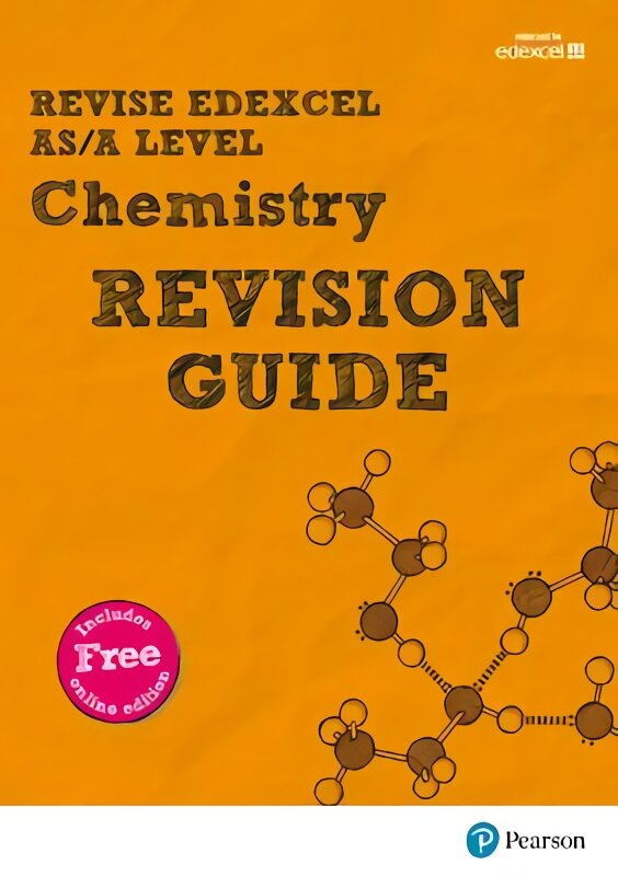 Pearson REVISE Edexcel AS/A Level Chemistry Revision Guide: for home learning, 2022 and 2023 assessments and exams цена и информация | Ekonomikos knygos | pigu.lt