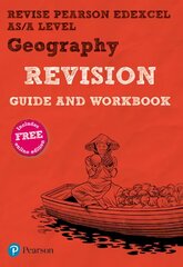 Pearson REVISE Edexcel AS/A Level Geography Revision Guide & Workbook: for home learning, 2022 and 2023 assessments and exams kaina ir informacija | Socialinių mokslų knygos | pigu.lt