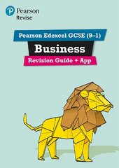 Pearson REVISE Edexcel GCSE (9-1) Business Revision Guide plus App: for home learning, 2022 and 2023 assessments and exams цена и информация | Книги для подростков и молодежи | pigu.lt