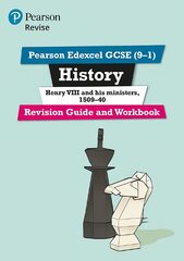 Pearson Revise Edexcel Gcse (9-1) History Henry VIII Revision Guide and Workbook: for home learning, 2022 and 2023 assessments and exams Online ed kaina ir informacija | Knygos paaugliams ir jaunimui | pigu.lt