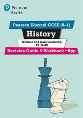 Pearson REVISE Edexcel GCSE (9-1) History Weimar and Nazi Germany, 1918-39   Revision Guide and Workbook plus App: for home learning, 2022 and 2023 assessments and exams цена и информация | Книги для подростков и молодежи | pigu.lt