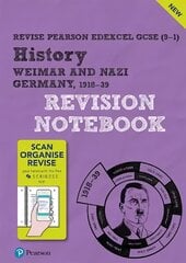 Pearson Revise Edexcel GCSE (9-1) History Weimar & Nazi Germany Revision Notebook: for home learning, 2022 and 2023 assessments and exams Student edition kaina ir informacija | Knygos paaugliams ir jaunimui | pigu.lt