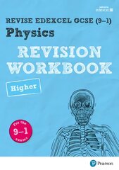 Pearson REVISE Edexcel GCSE (9-1) Physics Higher Revision Workbook: for home learning, 2022 and 2023 assessments and exams kaina ir informacija | Knygos paaugliams ir jaunimui | pigu.lt