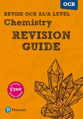 Pearson REVISE OCR AS/A Level Chemistry Revision Guide: for home learning, 2022 and 2023 assessments and exams kaina ir informacija | Ekonomikos knygos | pigu.lt