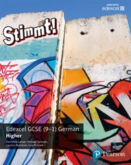 Stimmt! Edexcel GCSE German Higher Student Book, Higher, Stimmt! Edexcel GCSE German Higher Student Book цена и информация | Книги для подростков и молодежи | pigu.lt