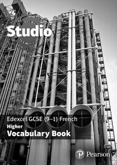 Studio Edexcel GCSE French Higher Vocab Book (pack of 8) цена и информация | Книги для подростков  | pigu.lt