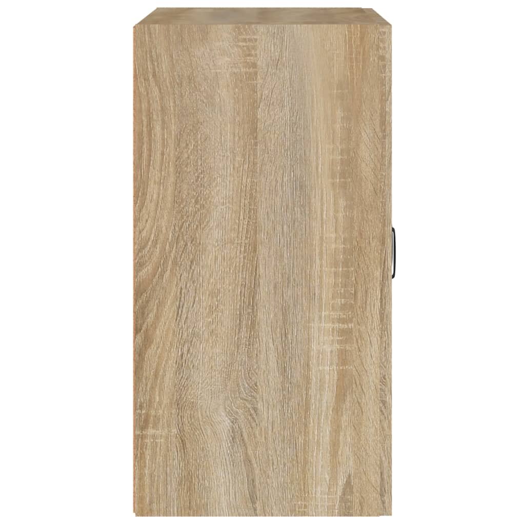 Sieninė spintelė, ąžuolo, 60x31x60cm, apdirbta mediena цена и информация | Svetainės spintelės | pigu.lt