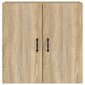 Sieninė spintelė, ąžuolo, 60x31x60cm, apdirbta mediena цена и информация | Svetainės spintelės | pigu.lt