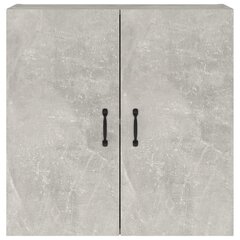 Sieninė spintelė, betono pilka, 60x31x60cm, apdirbta mediena цена и информация | Шкафчики в гостиную | pigu.lt