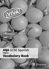 Viva! AQA GCSE Spanish Higher Vocab Book (pack of 8) цена и информация | Книги для подростков и молодежи | pigu.lt