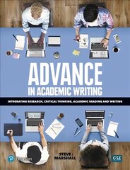 Advance in Academic Writing 2 - Student Book with eText & My eLab (12 months): Integrating Research, Critical Thinking, Academic Reading and Writing kaina ir informacija | Užsienio kalbos mokomoji medžiaga | pigu.lt