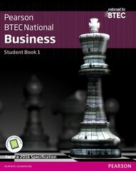 BTEC Nationals Business Student Book 1 plus Activebook: For the 2016 specifications, 1, Student Book plus Activebook kaina ir informacija | Ekonomikos knygos | pigu.lt
