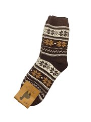 Носки из шерсти альпака «Снежинка» цена и информация | Мужские носки | pigu.lt