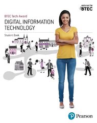 BTEC Tech Award Digital Information Technology Student Book kaina ir informacija | Knygos paaugliams ir jaunimui | pigu.lt