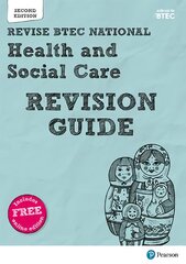 Pearson REVISE BTEC National Health and Social Care Revision Guide: for home learning, 2022 and 2023 assessments and exams 2nd edition цена и информация | Книги по социальным наукам | pigu.lt