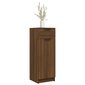 Vonios spintelė, Apdirbta mediena, 32x34x90cm, ruda ąžuolo spalva kaina ir informacija | Vonios spintelės | pigu.lt