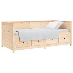 Кровать, 90x190 см, коричневая цена и информация | Кровати | pigu.lt