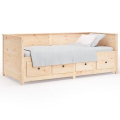 Кровать, 90x190 см, коричневая цена и информация | Кровати | pigu.lt