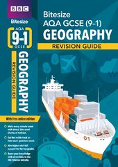 BBC Bitesize AQA GCSE (9-1) Geography Revision Guide for home learning, 2021   assessments and 2022 exams: for home learning, 2022 and 2023 assessments and exams цена и информация | Книги для подростков и молодежи | pigu.lt