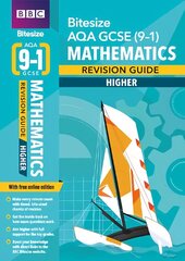 BBC Bitesize AQA GCSE (9-1) Maths Higher Revision Guide for home learning, 2021 assessments and 2022 exams: for home learning, 2022 and 2023 assessments and exams kaina ir informacija | Knygos paaugliams ir jaunimui | pigu.lt
