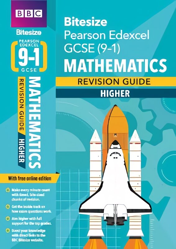 BBC Bitesize Edexcel GCSE (9-1) Maths Higher Revision Guide for home learning, 2021 assessments and 2022 exams: for home learning, 2022 and 2023 assessments and exams цена и информация | Knygos paaugliams ir jaunimui | pigu.lt